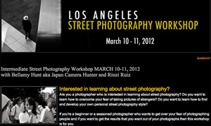 NEWS: Los Angeles Street Photography Workshop!