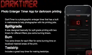 The Darktimer – Darkroom photography app