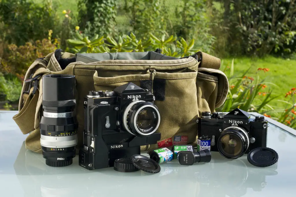Nikon Fs and Domke Special F2 bag
