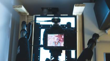 Scanning film with a digital camera