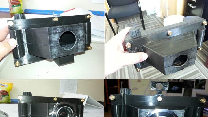 Camera Geekery: 3D Printed Panoramic 6×14 Camera