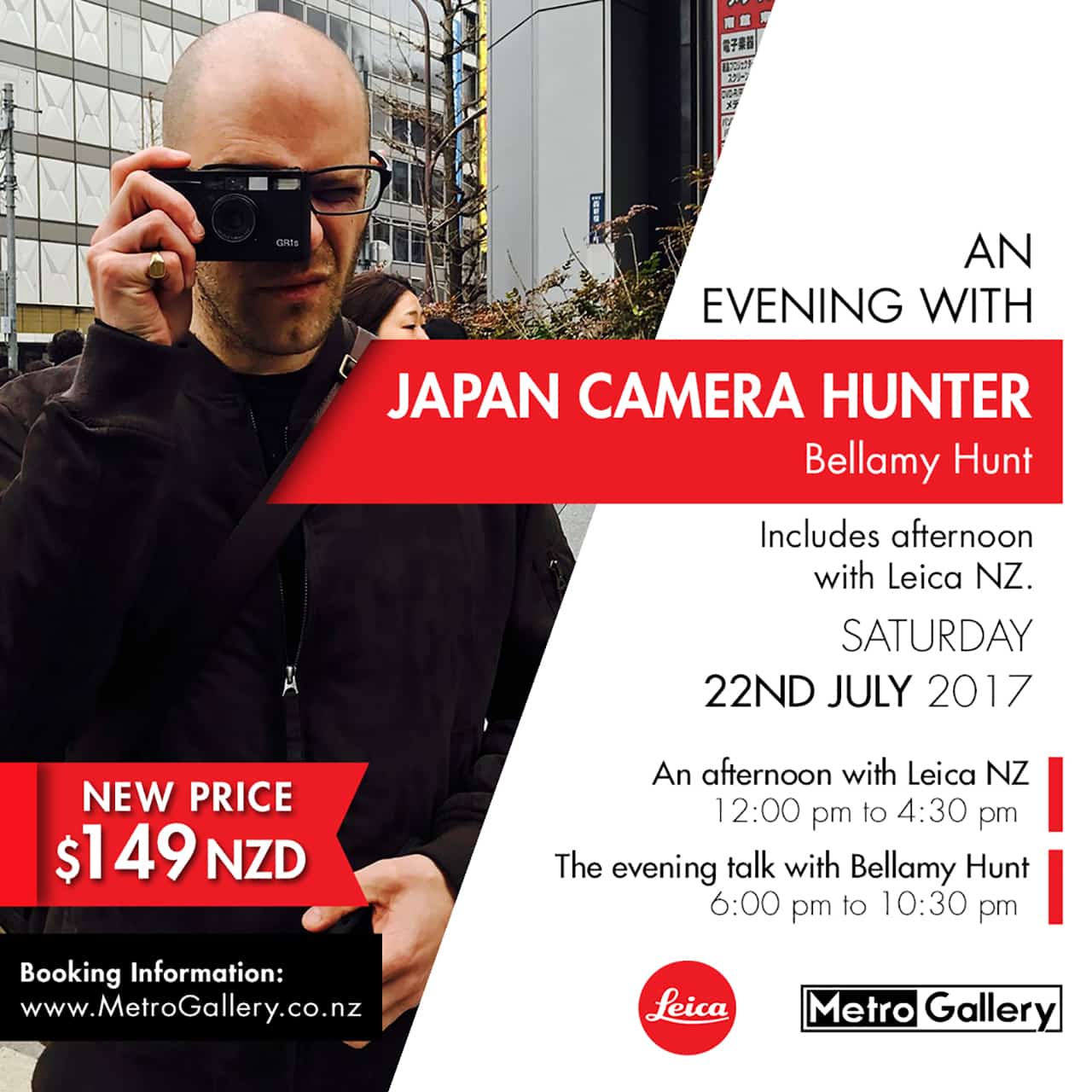 JCH is coming to NZ!