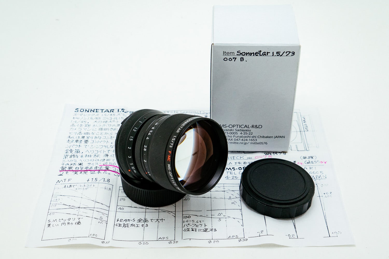 MS OPTICS SONNETAR MM F1.5 FMC