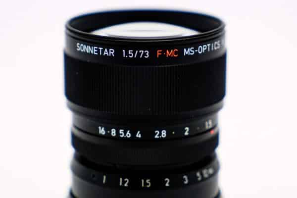 MS Optics Sonnetar 73mm f1.5 FMC
