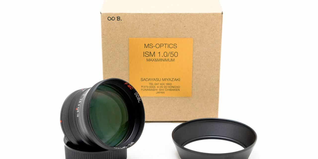 Camera Geekery: MS Optics ISM 50mm f/1.0 M mount