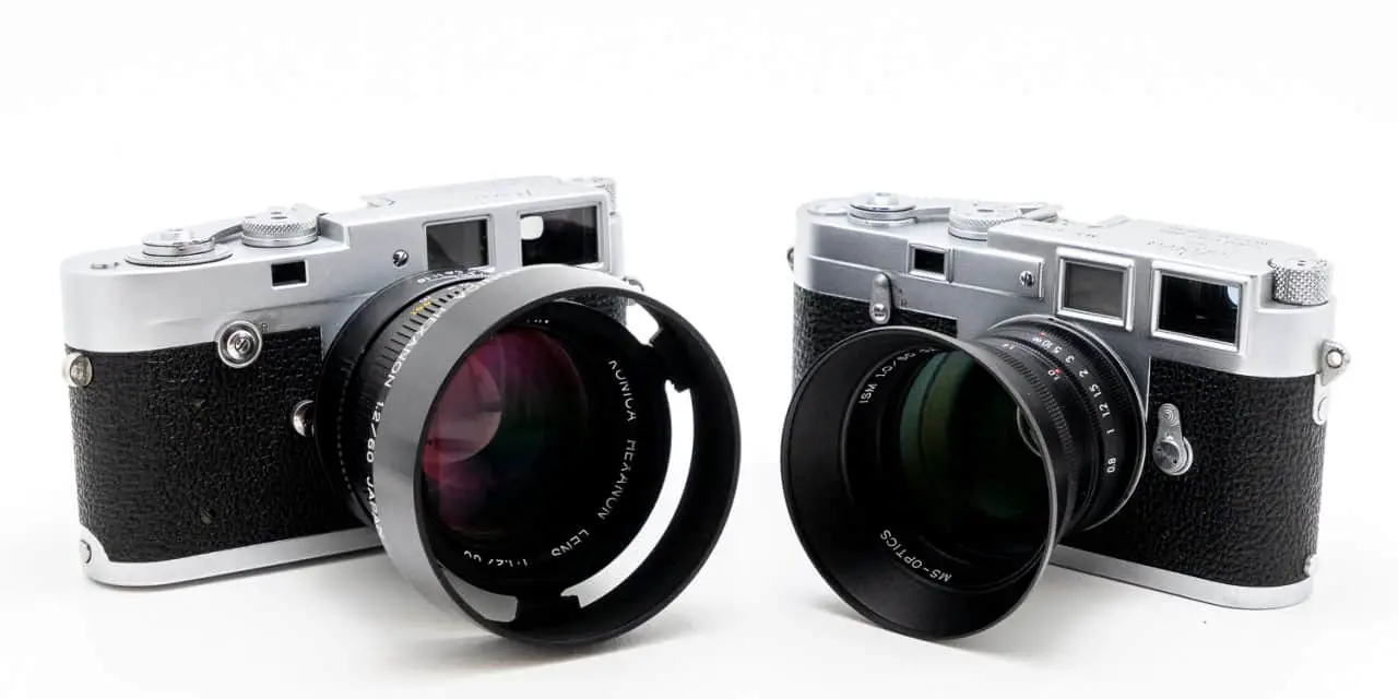 Japanese Speed King Battle: MS Optics ISM 50mm f1 vs. Konica Hexanon 60mm f1.2