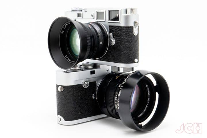 MS Optics ISM 50mm f1 vs. Konica Hexanon 60mm f1.2