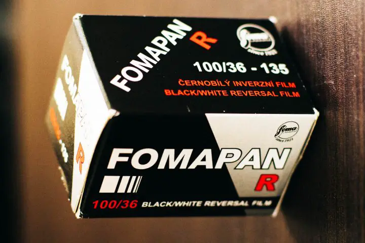 36 Film Noir et Blanc de linversion Fomapan R 100ASA 135 