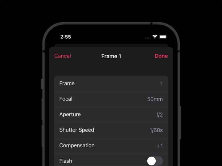 frame settings copy