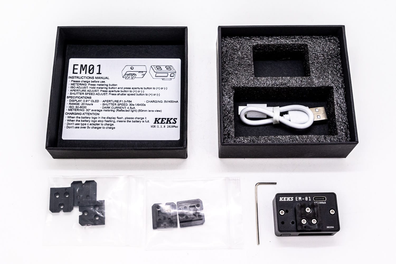 Review Keks EM01 Light Meter (2021) Japan Camera Hunter