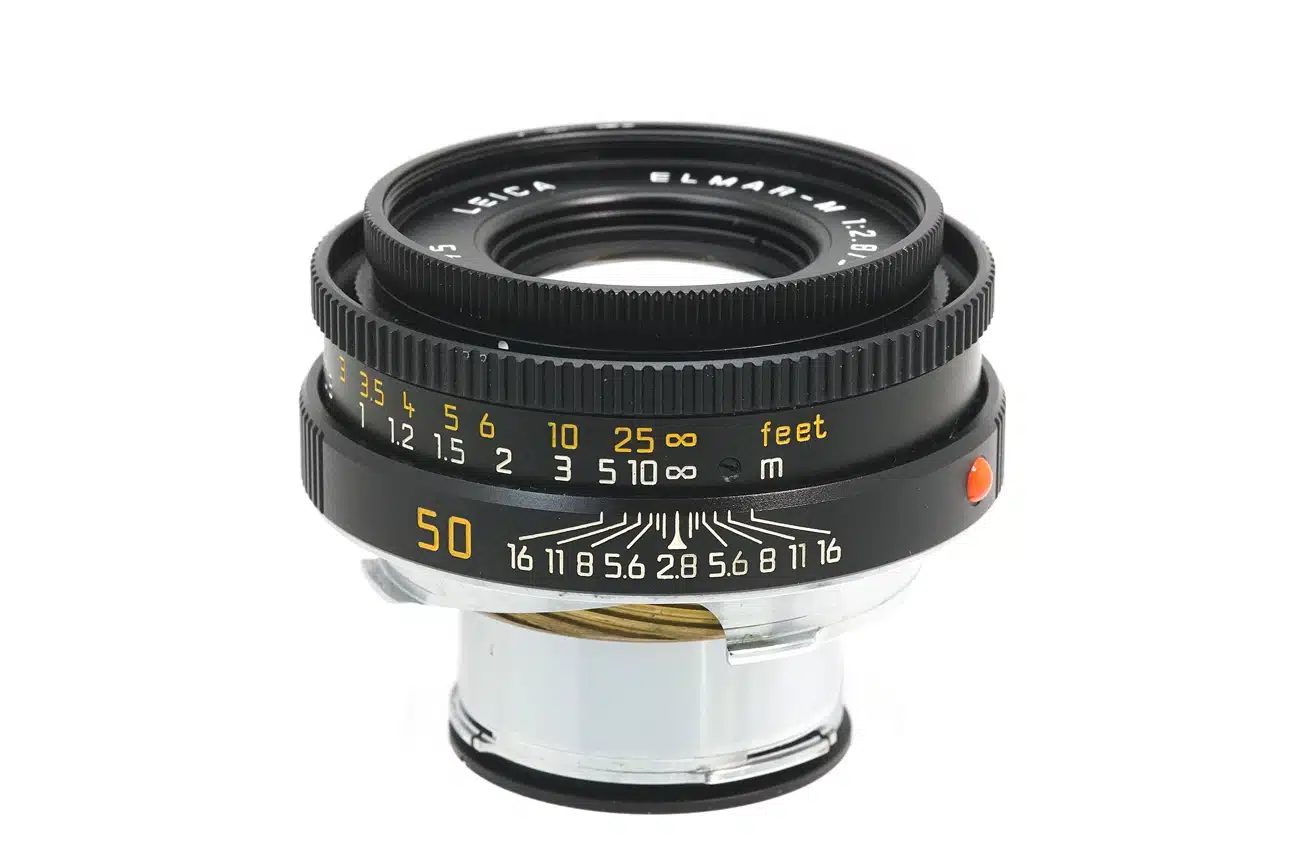 【最終値下げ】Leica Elmar 50mm f2.8 2nd エルマー LEICA ライカ Elmar-M エルマー 沈胴 50mmF2.8 2nd ブラック +
