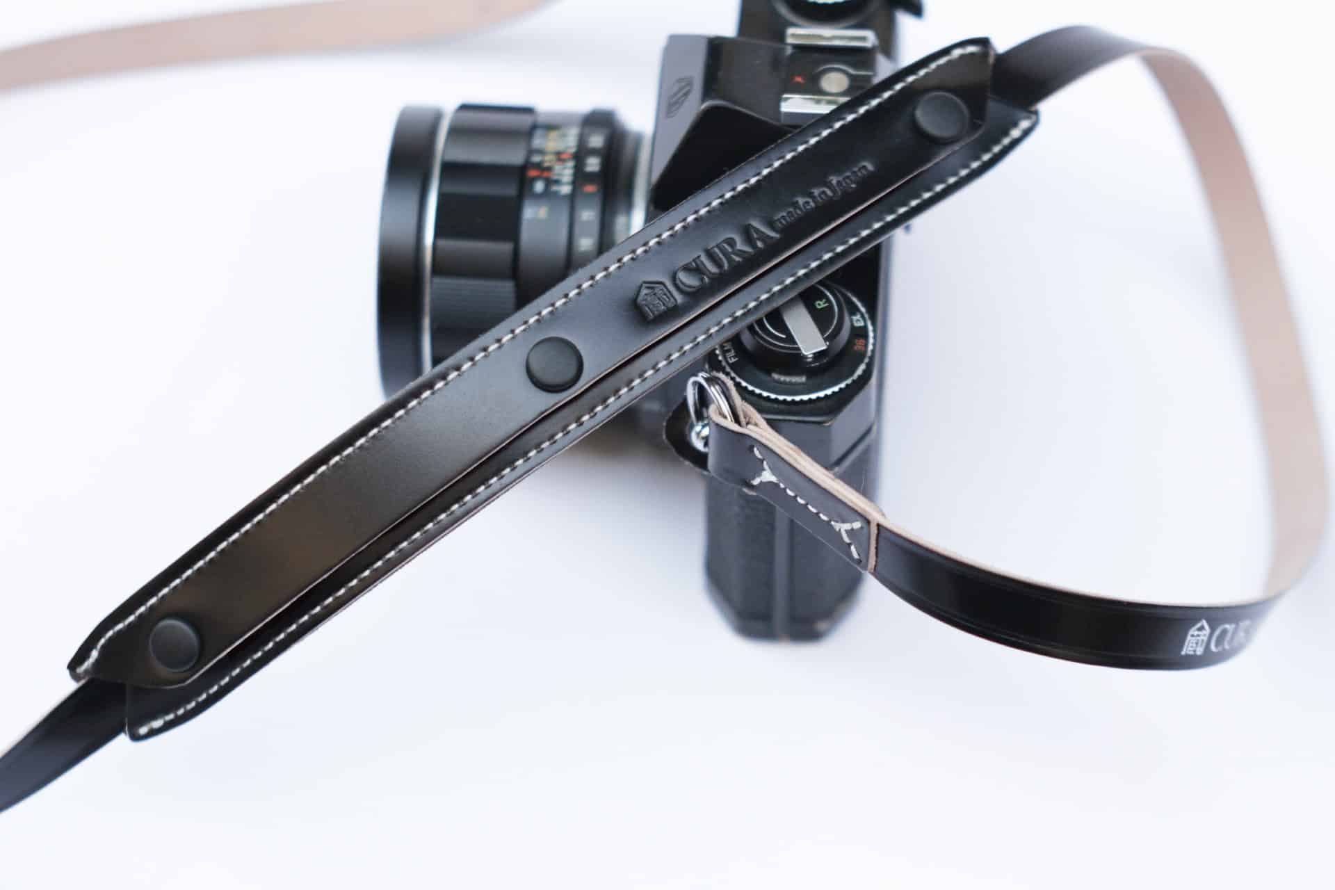 CURA cordovan strap with shoulder pad
