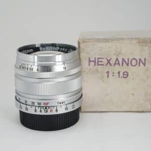 Konica Hexanon L50mm f1.9 late version