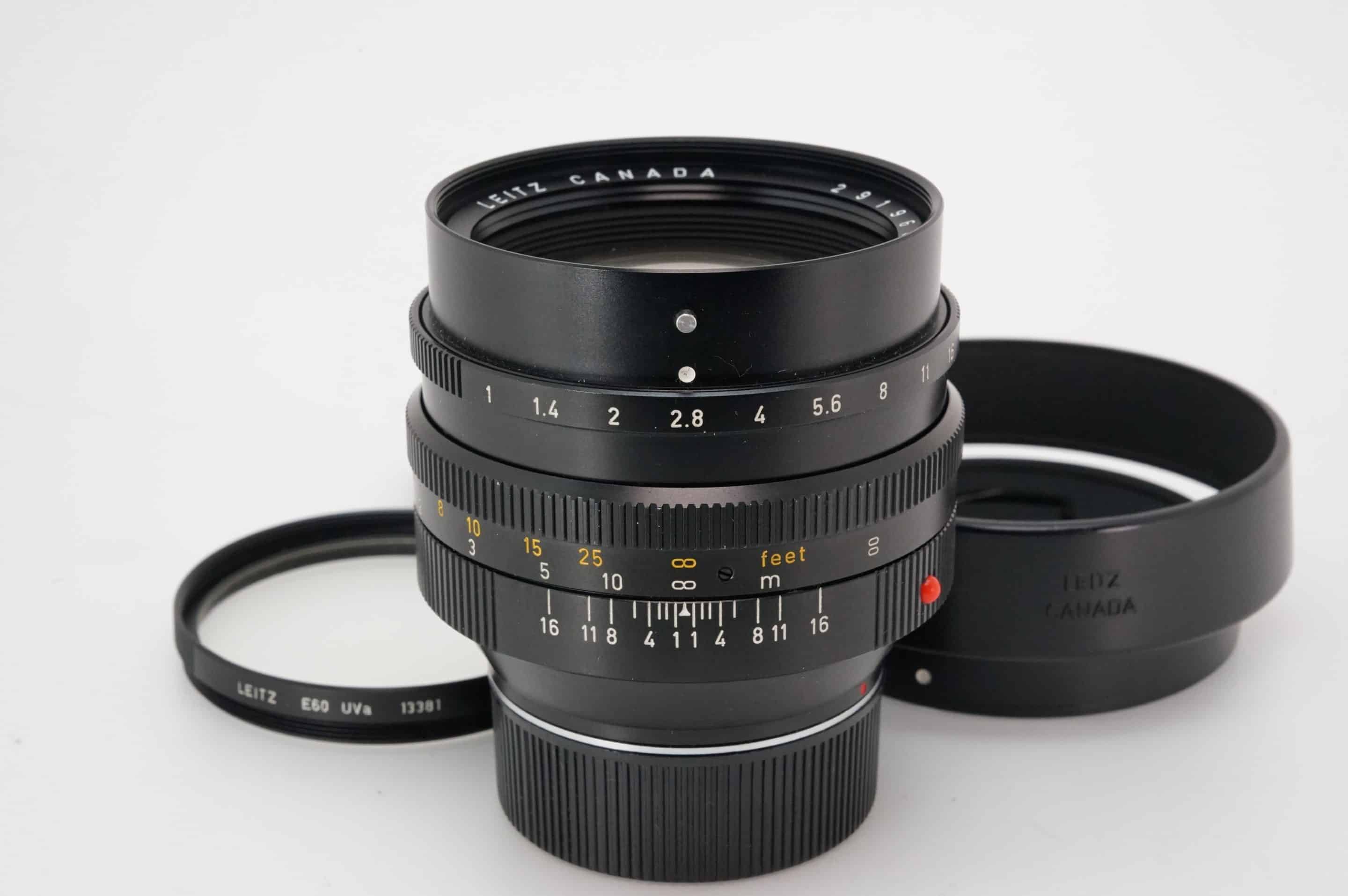 Leica Noctilux 50/1.0 CND #12539 with hood - Japan Camera Hunter