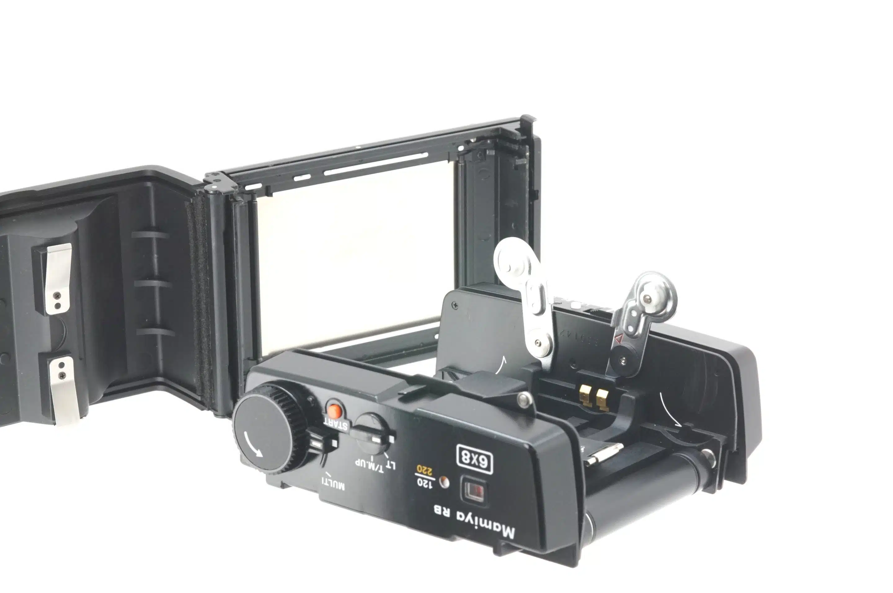 マミヤ Mamiya RB67 6x8 Motorized 120 220 Exc.5] Mamiya RB67 6x8 Motorized 120 220 Roll Film Back Pro