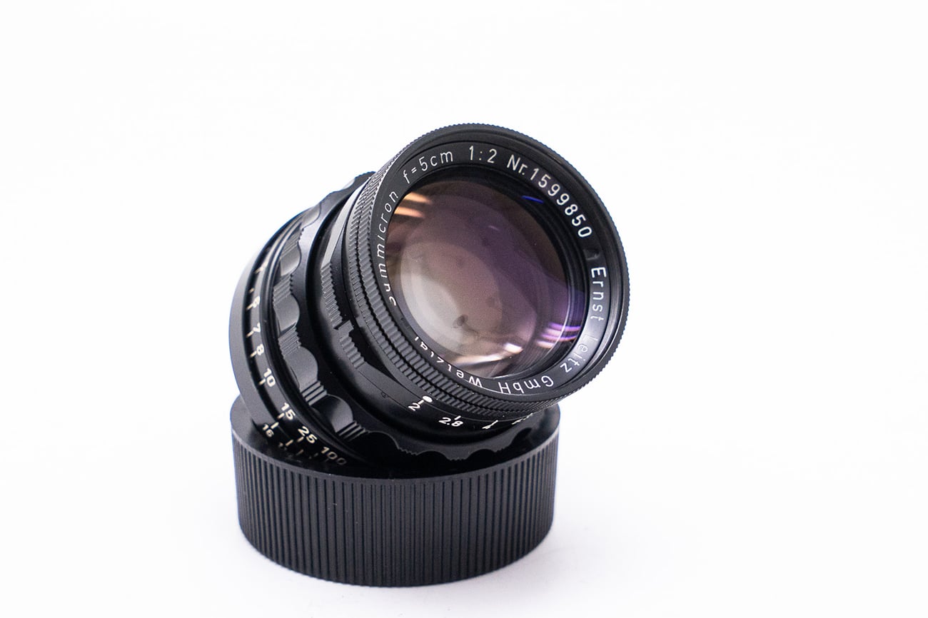 Leica Summicron 50/2 Rigid L39 'reverse knurl' Black - Japan Leica Summicron 50/2 Rigid L39 'reverse knurl' Black - Japan