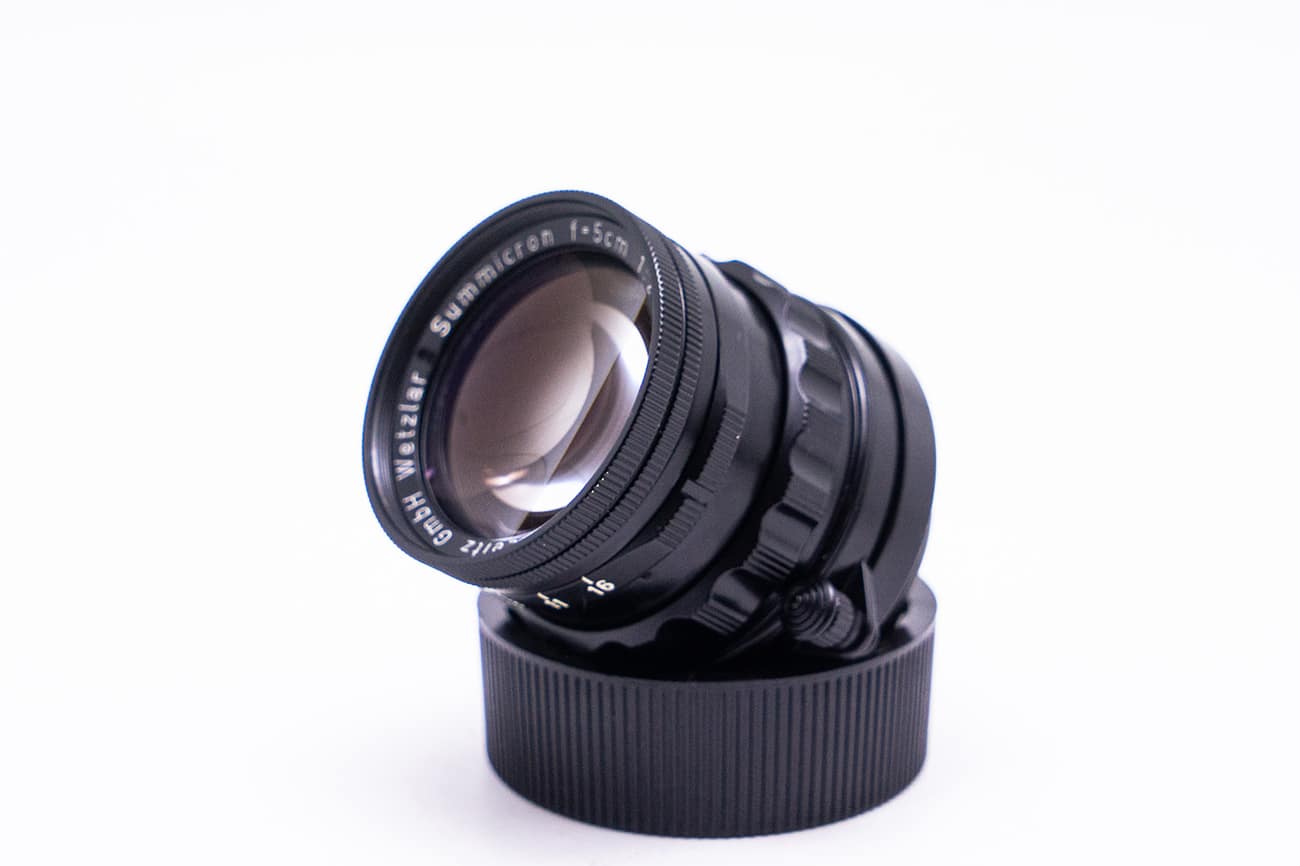 Leica Summicron 50/2 Rigid L39 'reverse knurl' Black - Japan