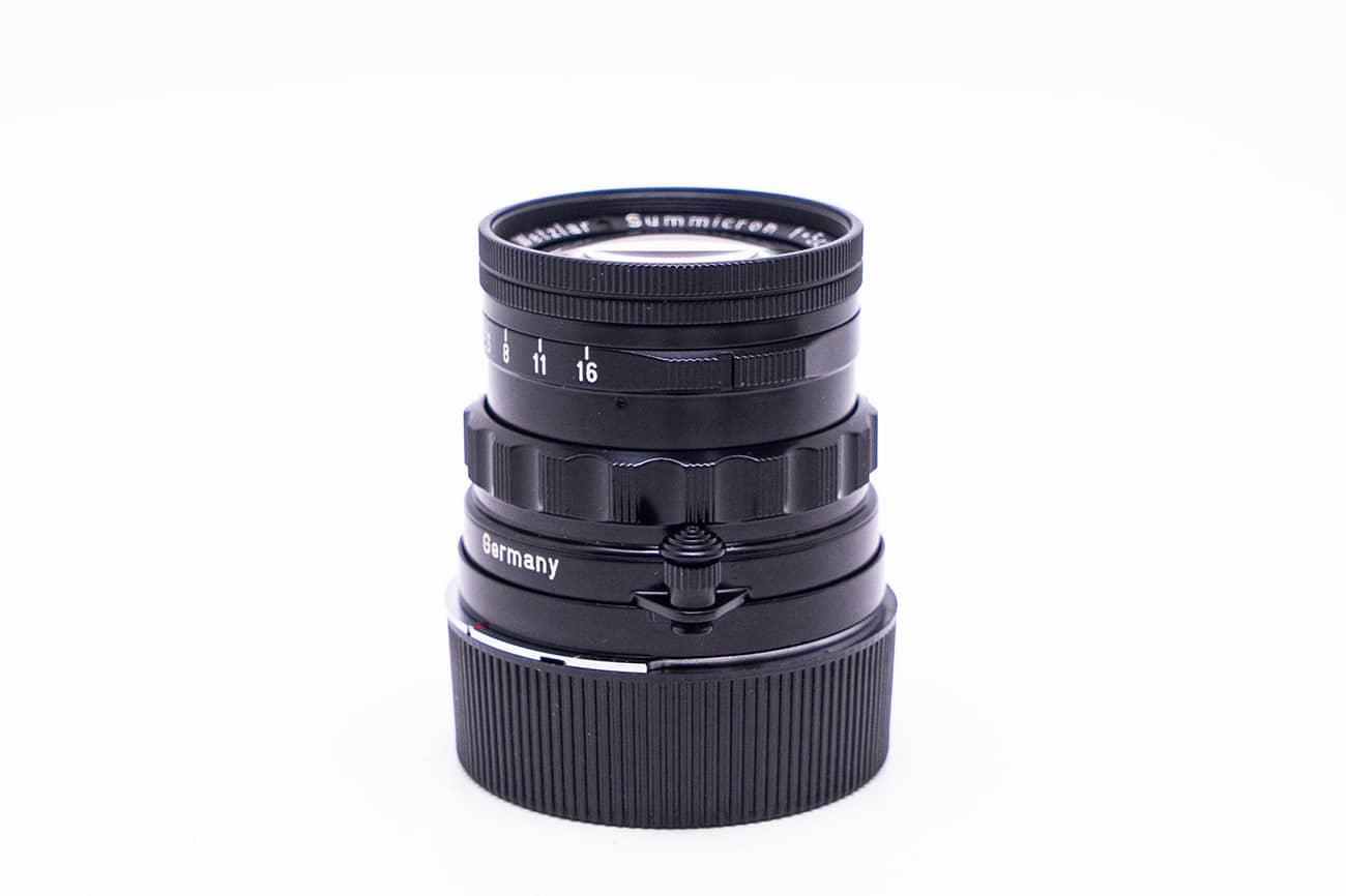 Leica Summicron 50/2 Rigid L39 'reverse knurl' Black - Japan
