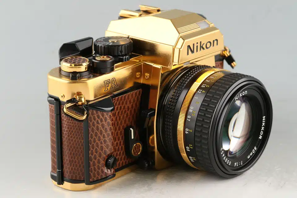 NikonFA NIKKOR 1:1.4 50mm Gold 限定　ニコン Nikon FA Gold + Nikkor 50mm F/1.4 Ais - Japan Camera Hunter