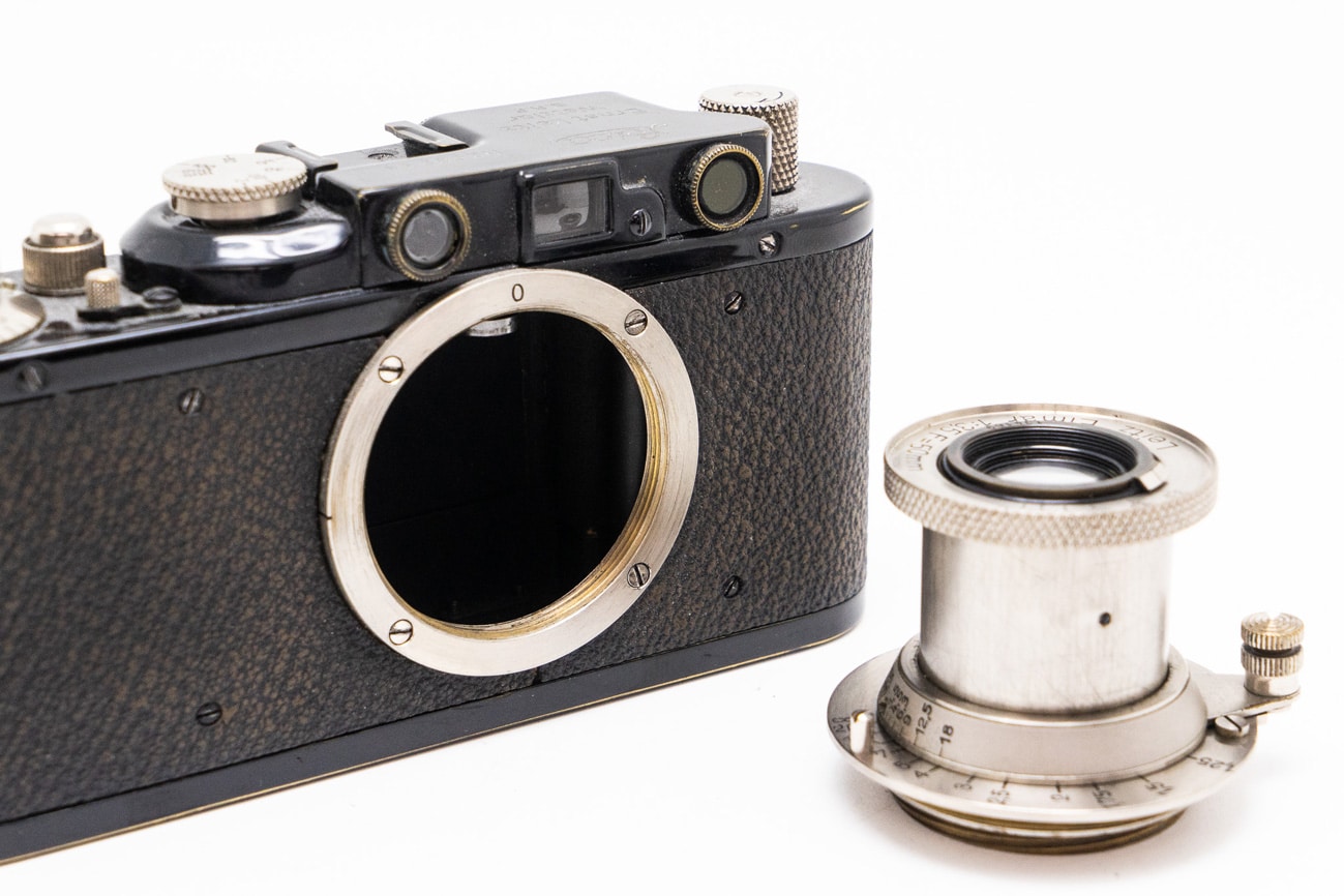 Leica II Black w/5cm Elmar 3.5 Nickel - Japan Camera Hunter