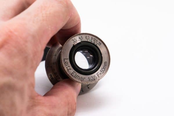 Leica I C Black w/5cm Elmar 3.5 Nickel - Japan Camera Hunter