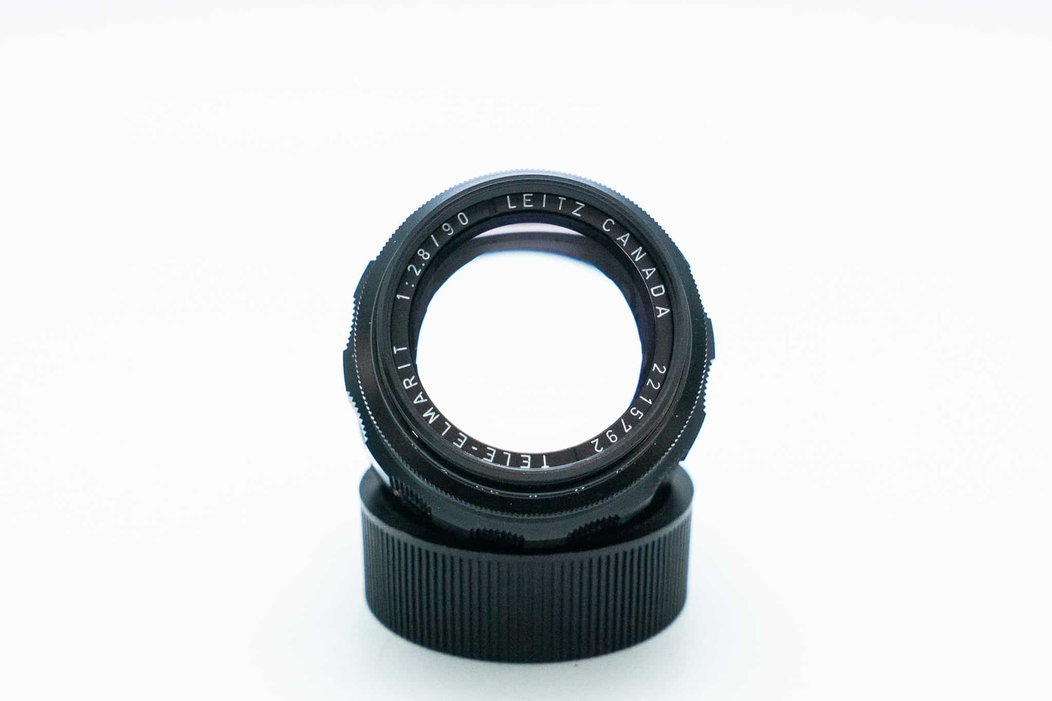 LEITZ CANADA TELE-ELMARIT M 1:2.8/90 後期 Leica 90mm f/2.8 Tele-Elmarit M-Mount Lens, Canada, Black