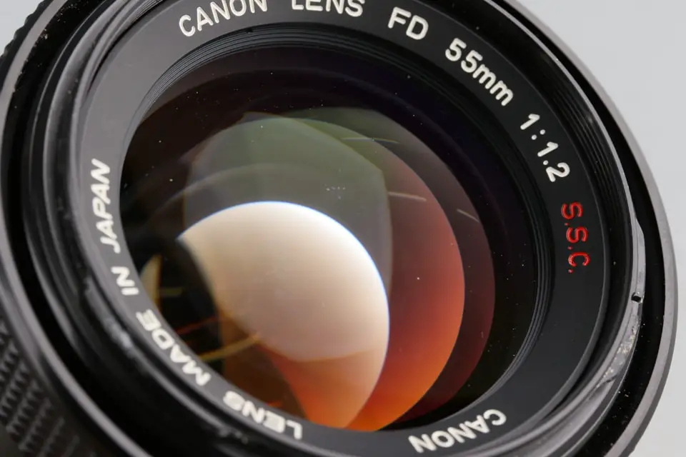 【伝説的名玉】動作◎ Canon FD 55mm F1.2 S.S.C 858 伝説的名玉】動作◎ Canon FD 55mm F1.2 S.S.C 858