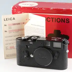 Leica M4 Black With Box - Japan Camera Hunter