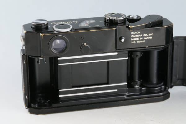 Canon 7 Original Black Paint + 50mm F/1.2 - Japan Camera Hunter