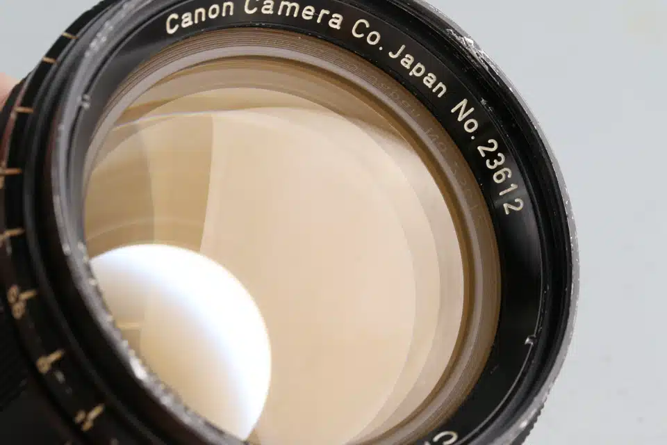 Canon 7 Original Black Paint + 50mm F/1.2 - Japan Camera Hunter