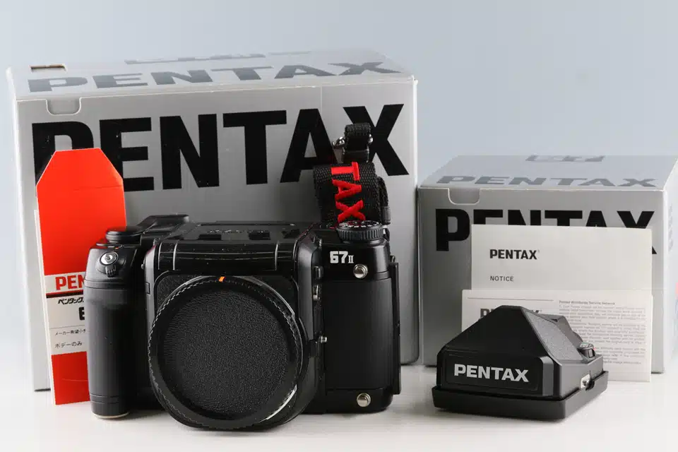 Pentax 67II + AE Prism Finder With Box - Japan Camera Hunter