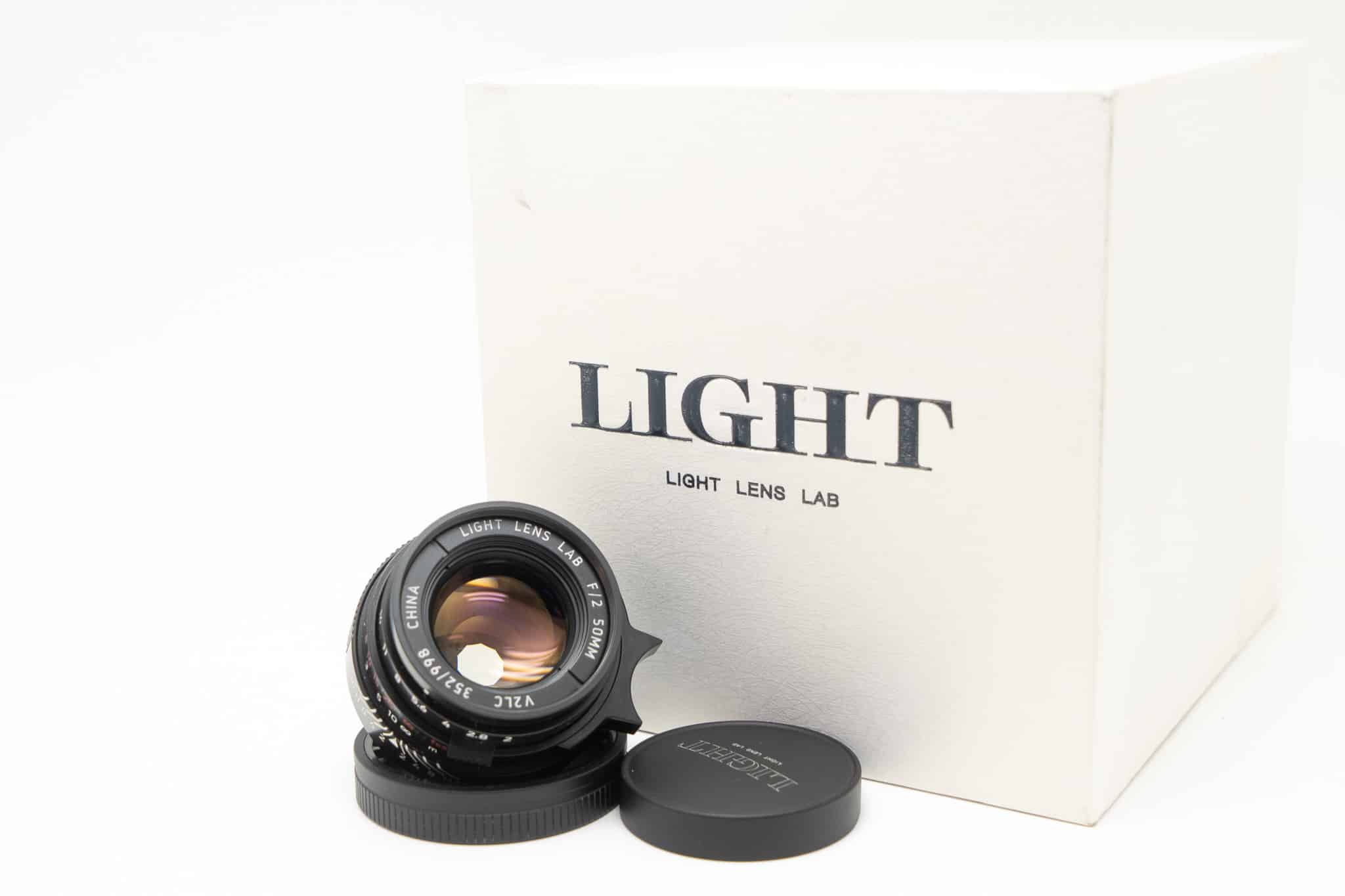 LLL Elcan 50/2 Brass Black Chrome M - Japan Camera Hunter