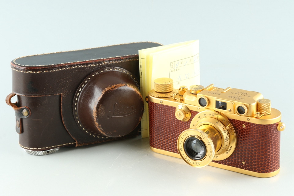 Leica IIIb Gold + Elmar 50mm F/3.5