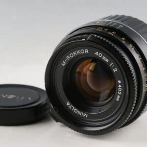 Minolta M-Rokkor 40mm F/2 M
